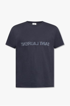 Saint Laurent T-shirt with logo | Men's Clothing | Vitkac
